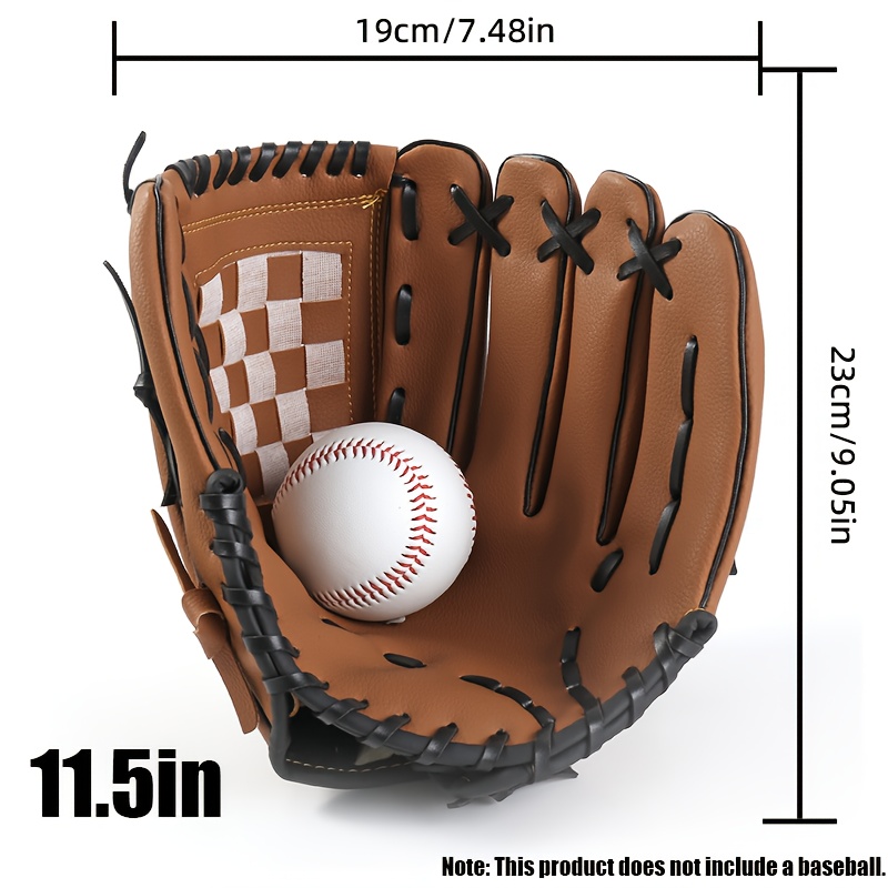 Professional Baseball/Softball Glove - Durable Faux - Image 7