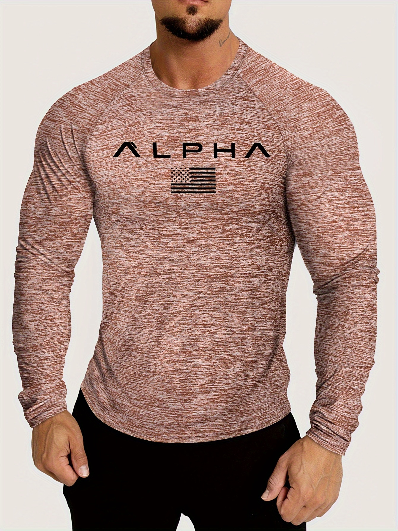 Men's Slim Fit Long Sleeve Athletic - Image 2