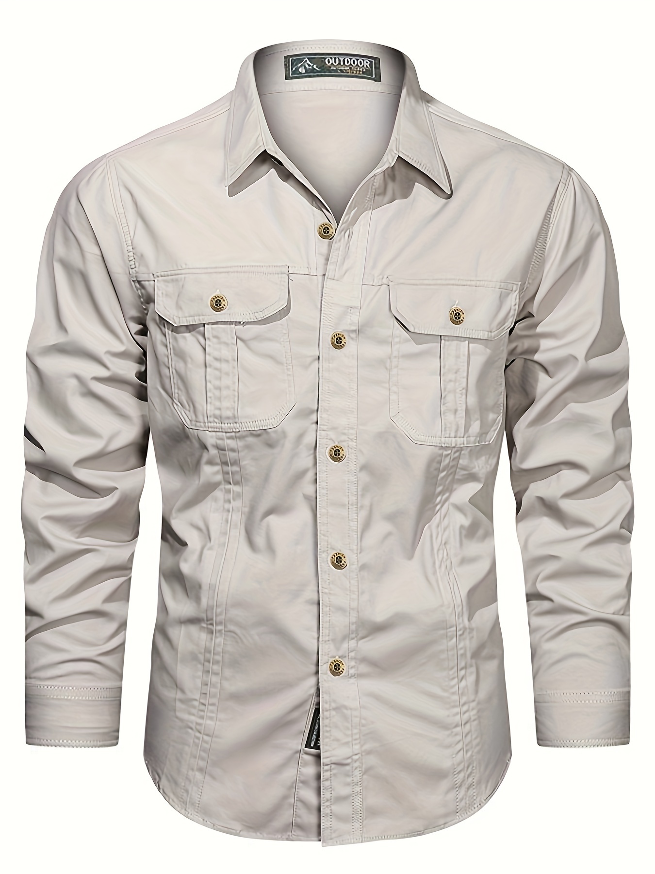 Men's Heavyweight Long Sleeve Shirt - - Image 7