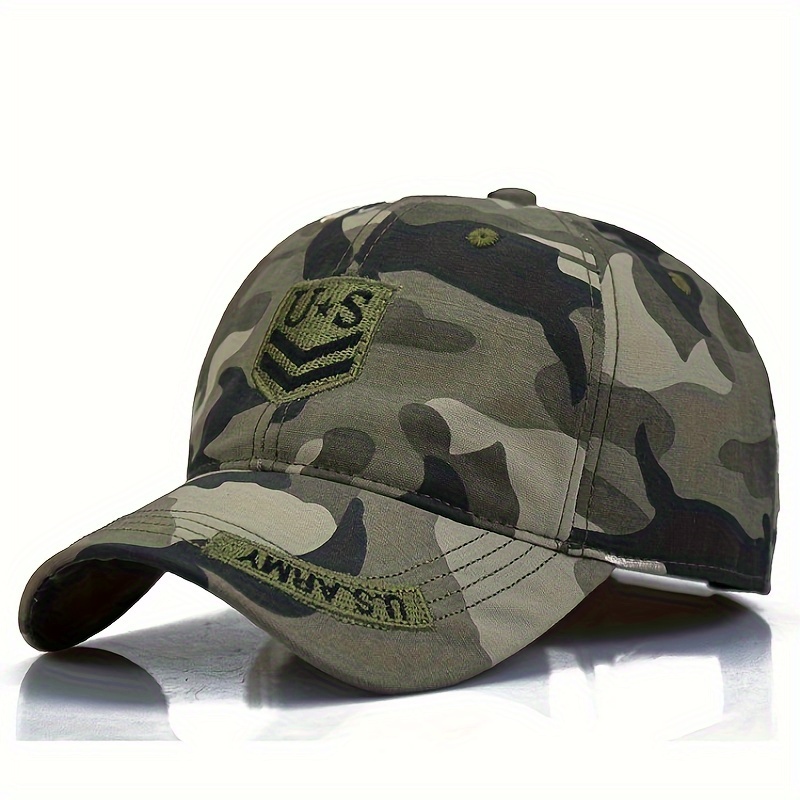 Tactical Camo Baseball Cap with Embroidered - Image 3