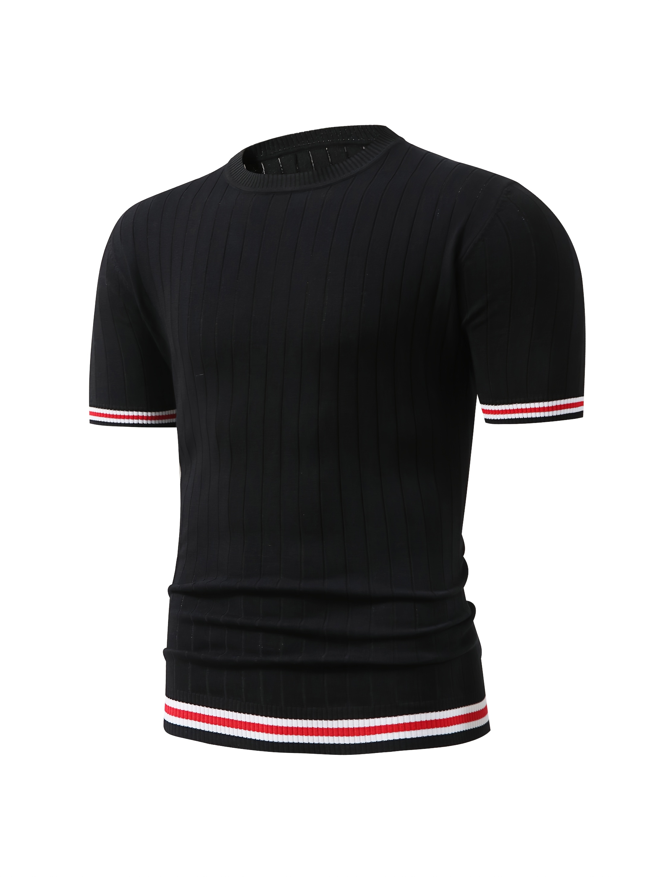 New Stylish Men'S Short-Sleeve Knit Top - Image 6
