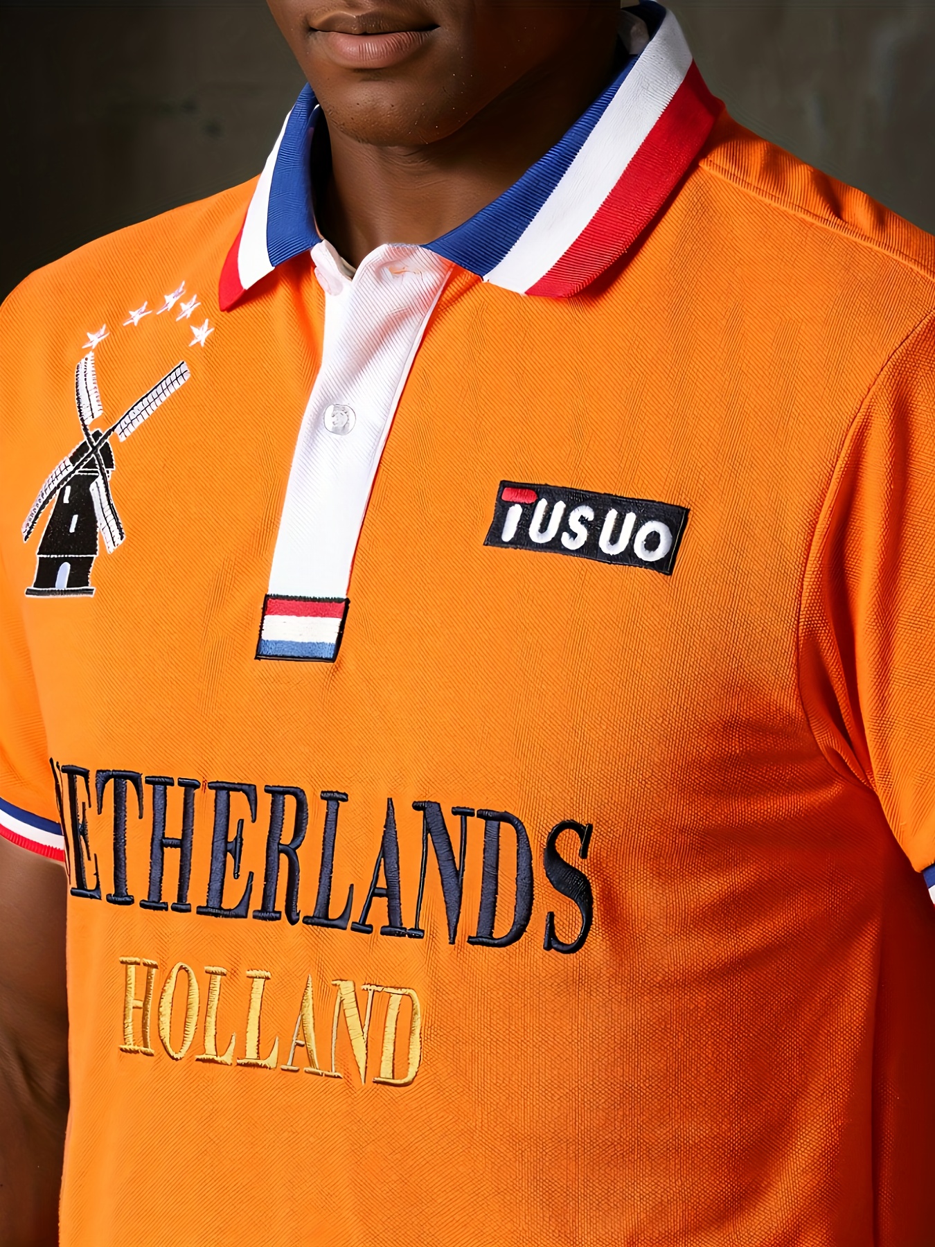 Men's Netherlands Soccer Fan Shirt - - Image 3