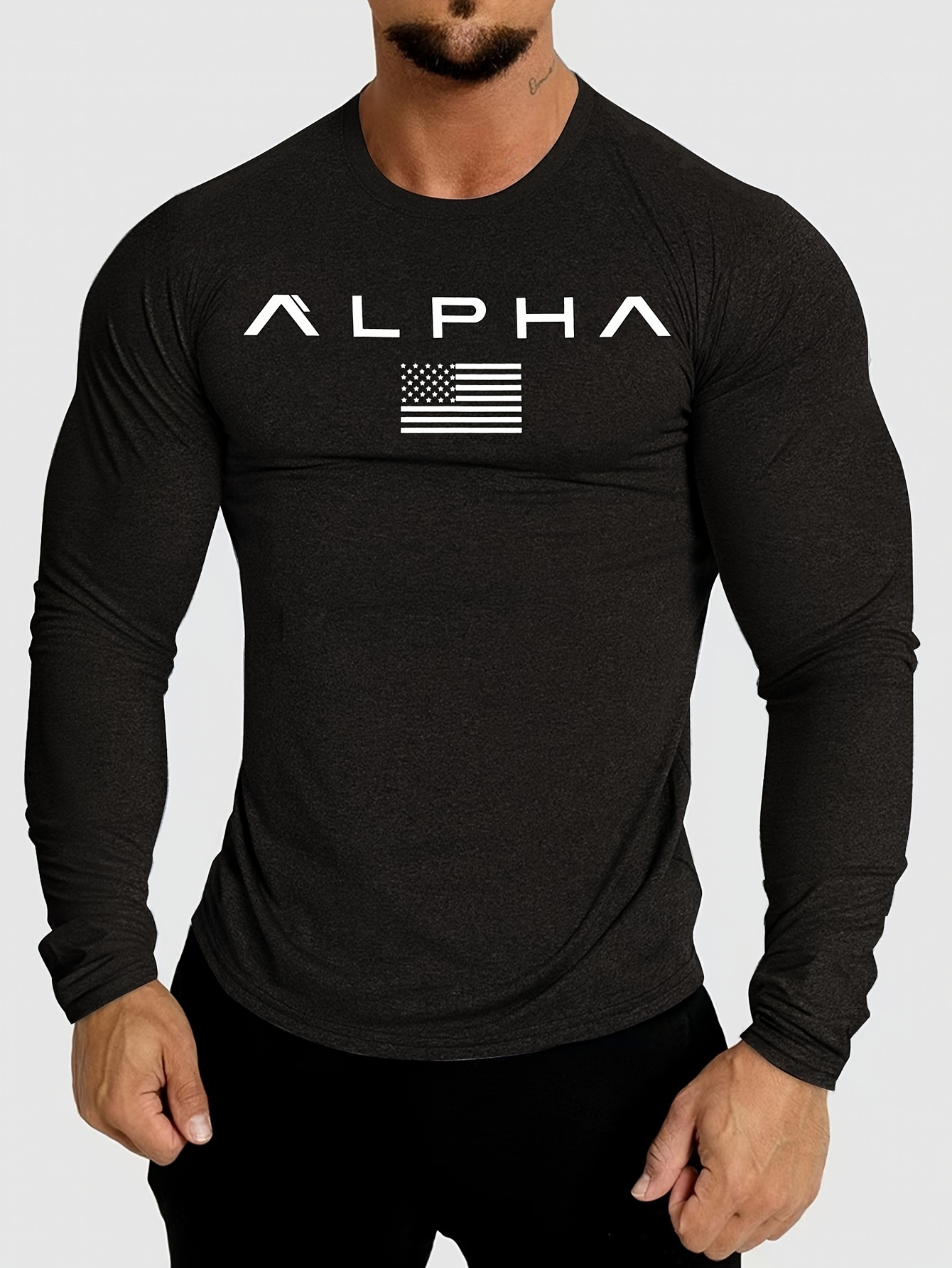 Men's Slim Fit Long Sleeve Athletic - Image 6