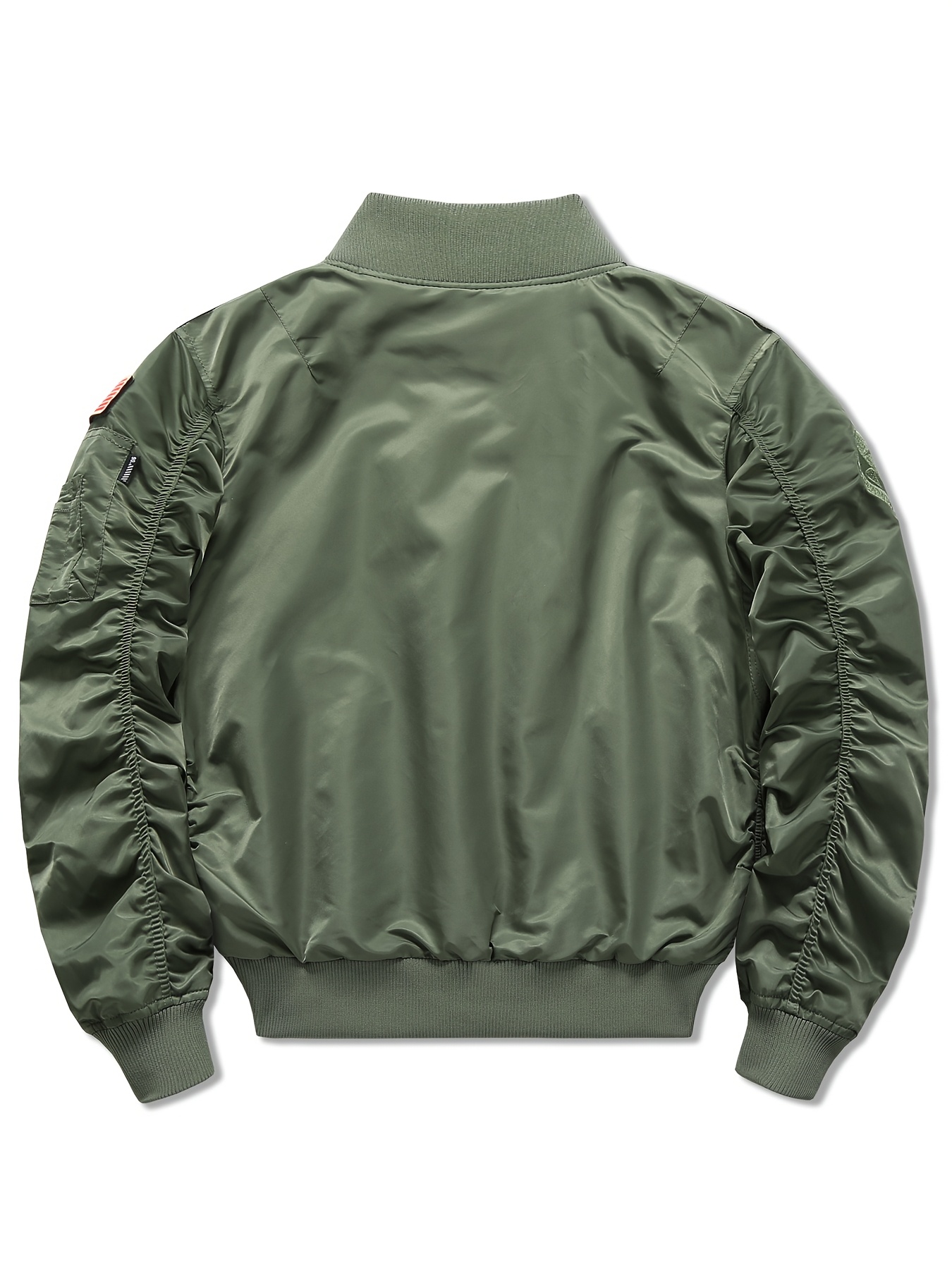 Men'S Short Flight Jacket, Polyamide 100% - Image 4