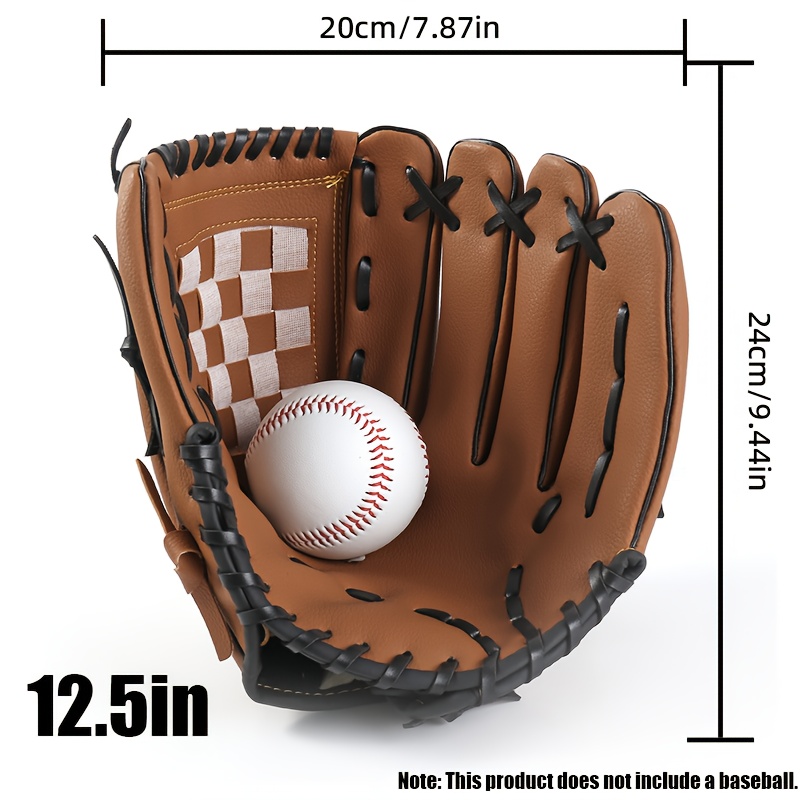 Professional Baseball/Softball Glove - Durable Faux - Image 4