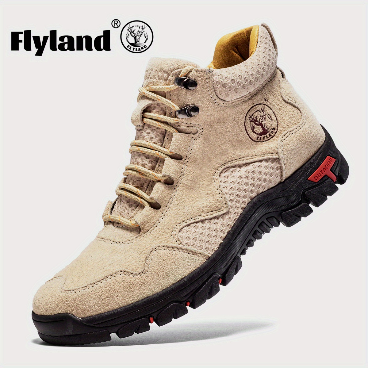 FLYLAND Men's Handmade Genuine Ankle Boots - Image 7