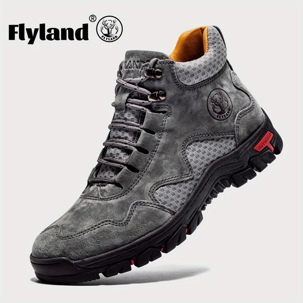 FLYLAND Men's Handmade Genuine Ankle Boots - Image 11