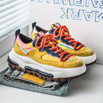 Men'S Casual Sneakers - Vibrant Color