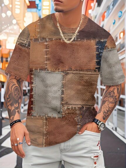 Trendy Choice Men's Novelty 3D Crew