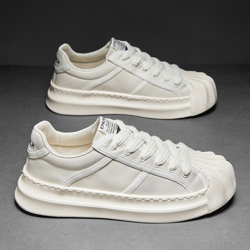 Men'S Retro Shell-Toe Sneakers - Black - Image 8