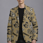 UCF Knights Gold, Black & White Men’s Blazer – Bold College Game Day Style