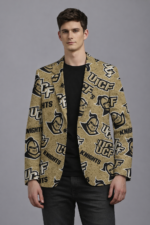 UCF Knights Gold, Black & White Men’s Blazer – Bold College Game Day Style