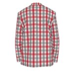 🔴⚪ Alabama Crimson Tide Tartan Plaid Men’s Casual Flat Lapel Collar Blazer - Image 3