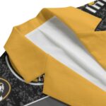 Missouri Casual Flat Lapel Collar Blazer – Black and Gold Tigers - Image 5