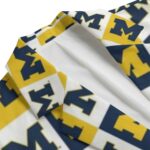 Michigan Style Blue Yellow Checkerboard Game Day Blazer – Men’s College Football Statement Jacket - Image 5