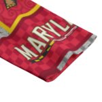 Maryland Terrapins Casual Flat Lapel Collar Blazer – Red, Black, Gold and White - Image 4