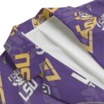 LSU Tigers Casual Flat Lapel Collar Blazer – Purple and Gold - Image 5