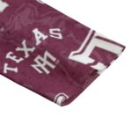 Texas A&M Aggies Casual Flat Lapel Collar Blazer – Maroon and White - Image 4