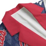 Ole Miss Rebels Casual Flat Lapel Collar Blazer – Cardinal Red and Navy Blue - Image 3