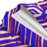 Buffalo Zebra Retro Game Day Blazer – Football Statement Jacket (Red Blue White) - Image 6