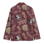 Florida State Seminoles Collar Blazer – Garnet and Gold - Image 2
