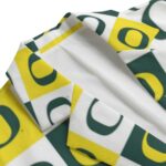 Oregon Ducks Casual Flat Lapel Collar Blazer – Green and Yellow - Image 5