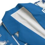 Kentucky Wildcats Casual Flat Lapel Collar Blazer – Royal Blue and White - Image 5