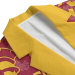 California Trojans Casual Flat Lapel Collar Blazer – Cardinal Red and Gold - Image 4