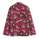 Georgia Bulldogs Red Game Day Blazer – Unisex College Football Statement Jacket - Image 2