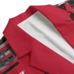 Cincinnati Bearcats Casual Flat Lapel Collar Blazer – Red and Black - Image 3