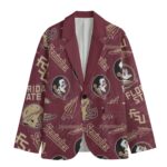 Florida State Seminoles Collar Blazer – Garnet and Gold