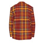 🔴🟡⚫ California Trojan Legacy Plaid Blazer – Men’s Smart Casual Statement Jacket - Image 4