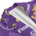 Louisiana LSU Tigers Casual Flat Lapel Collar Blazer – Purple and Gold - Image 3