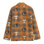 Tennessee Volunteers Casual Flat Lapel Collar Blazer – Orange and White - Image 2