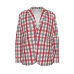 🔴⚪ Alabama Crimson Tide Tartan Plaid Men’s Casual Flat Lapel Collar Blazer - Image 2