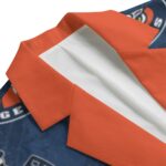 Auburn Tigers Flat Lapel Collar Blazer – Navy Blue and Burnt Orange - Image 5