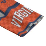 Virginia Cavaliers Casual Flat Lapel Collar Blazer – Navy Blue and Orange - Image 4