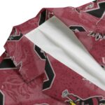 South Carolina Gamecocks Casual Flat Lapel Collar Blazer – Garnet and Black - Image 4