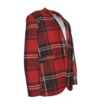 🔴⚫⚪ Cincinnati Bearcat Heritage Plaid Blazer – Men’s Smart Casual Statement Jacket - Image 5