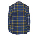🔵🟡⚪ West Coast Heritage Plaid Blazer – Men’s Smart Casual Statement Jacket - Image 3