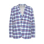 Buffalo Football Plain Tartan Men’s Casual Bills Blazer – Red Blue White Game Day Style - Image 2