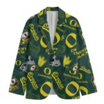 Oregon Ducks Collar Blazer – Green and Yellow