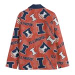 Illinois Fighting Illini Orange, Navy & White  Blazer – Bold College Game Day Style - Image 2