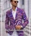 Buffalo Zebra Retro Game Day Blazer-–-Football-Statement-Jacket-Red-Blue-White