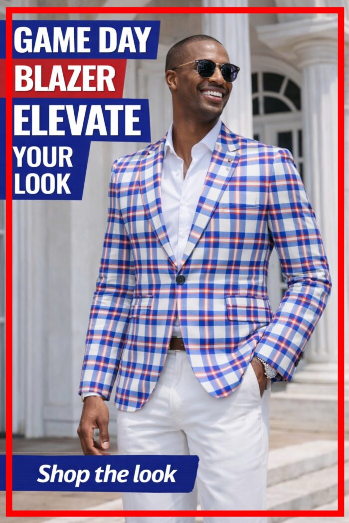 Buffalo-bills-Football-Plain-Tartan-Mens-Casual-Blazer-–-Red-Blue-White-Game-Day-Style-700x1050 Buffalo Football Plain Tartan Men’s Casual Bills Blazer – Red Blue White Game Day Style - Image 1