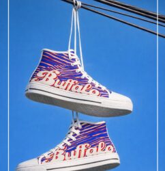 Buffalo bills football canva shoes zebra print