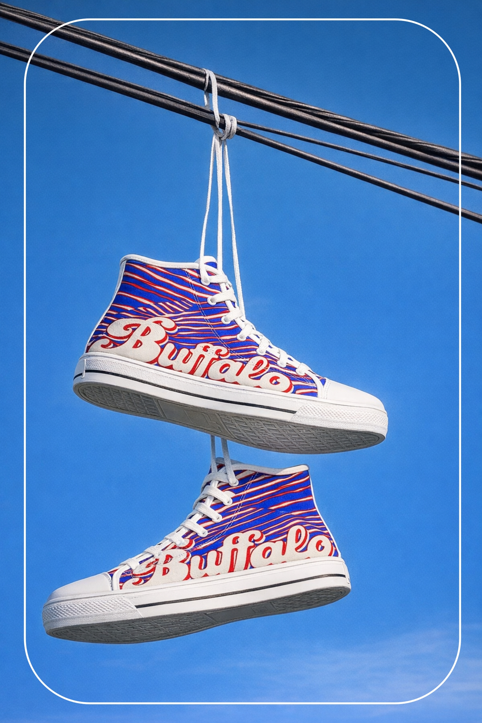 Buffalo bills shoes a Buffalo bills football canva shoes zebra print