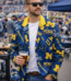 Michigan Wolverines Blue Yellow College Football Game Day Blazer