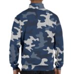Penn State - Nittany Lions Camo Men's Hidden Half-Zip Placket Hoodie - Image 2