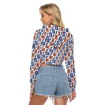 Florida - Gators Women's Crop Top Hoodie|Velvet - Image 3